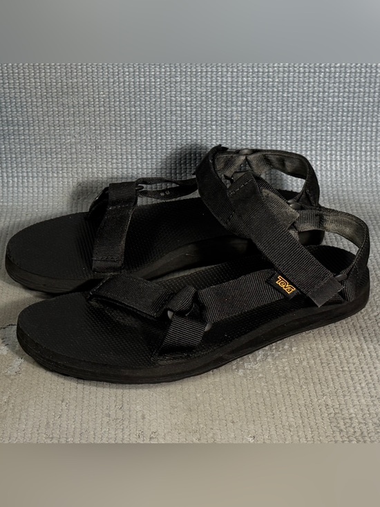 Shoes - Teva Strappy Nylon Original Universal Urban Women’s Sandals Black Size 8
